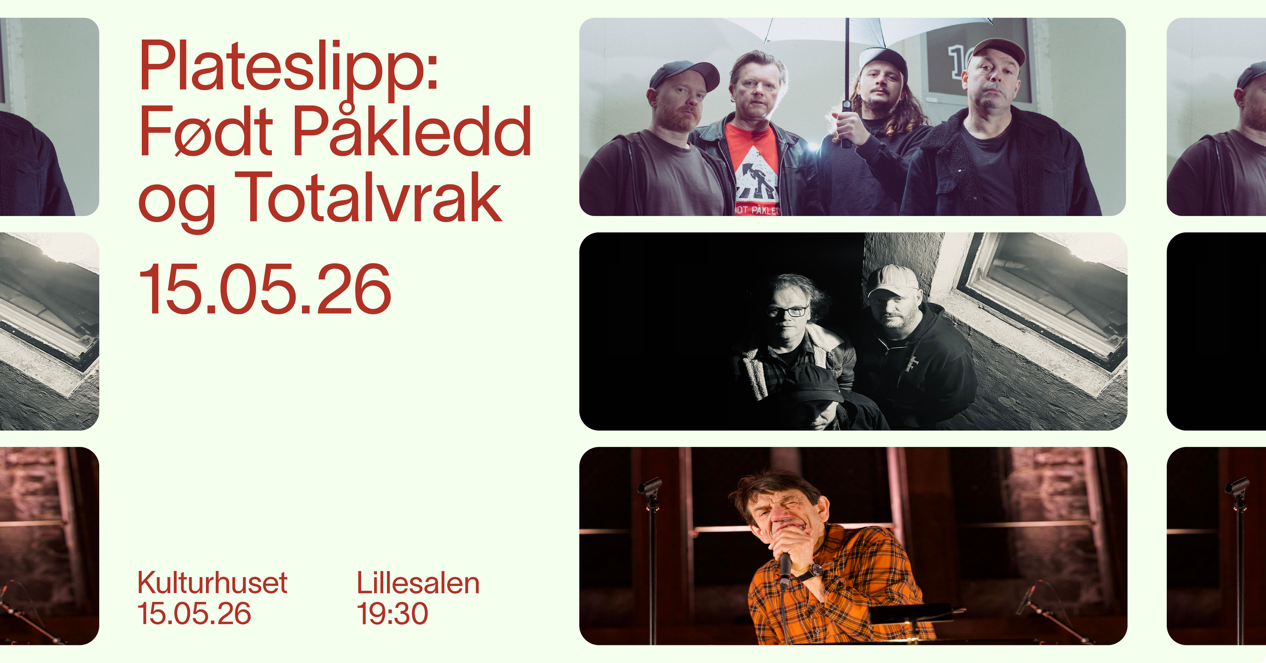 Plateslipp med Født Påkledd og Totalvrak