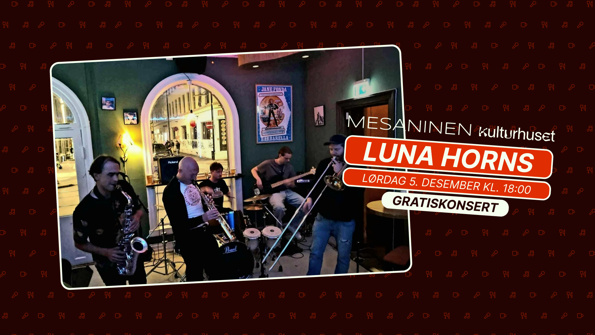 GRATISKONSERT med Luna Horns