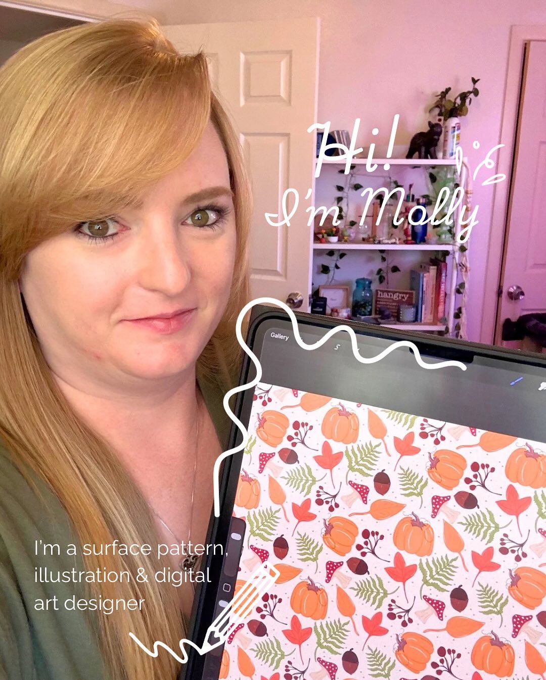 I&rsquo;m so glad you&rsquo;re here visiting my little corner of Instagram. 

Hi there, I&rsquo;m Molly and the one and only designer behind Just Molly&rsquo;s Design Co. 

Since I&rsquo;ve grown a little a bit on here, I thought it would be a good t