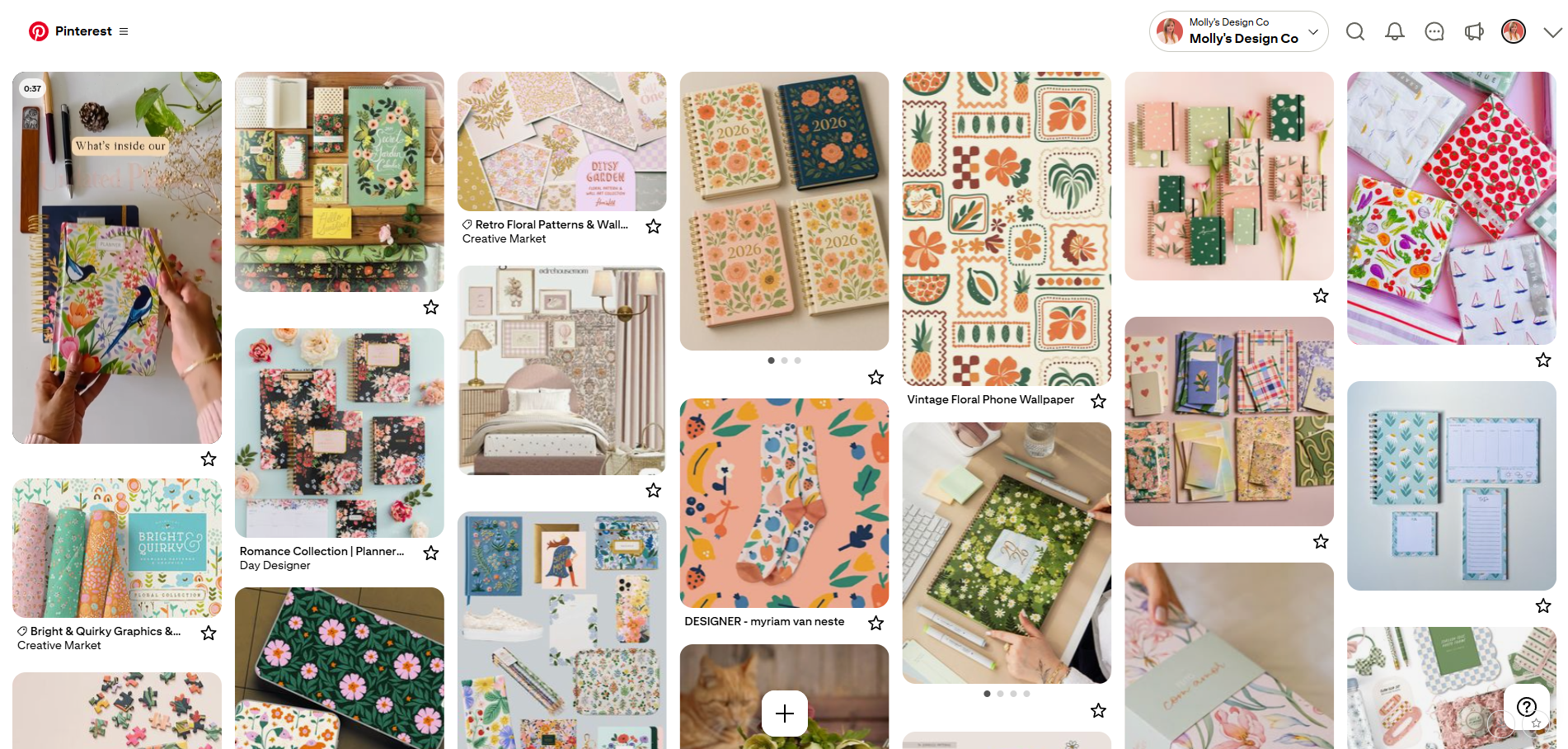 Surface Pattern Design Pinterest Inspo