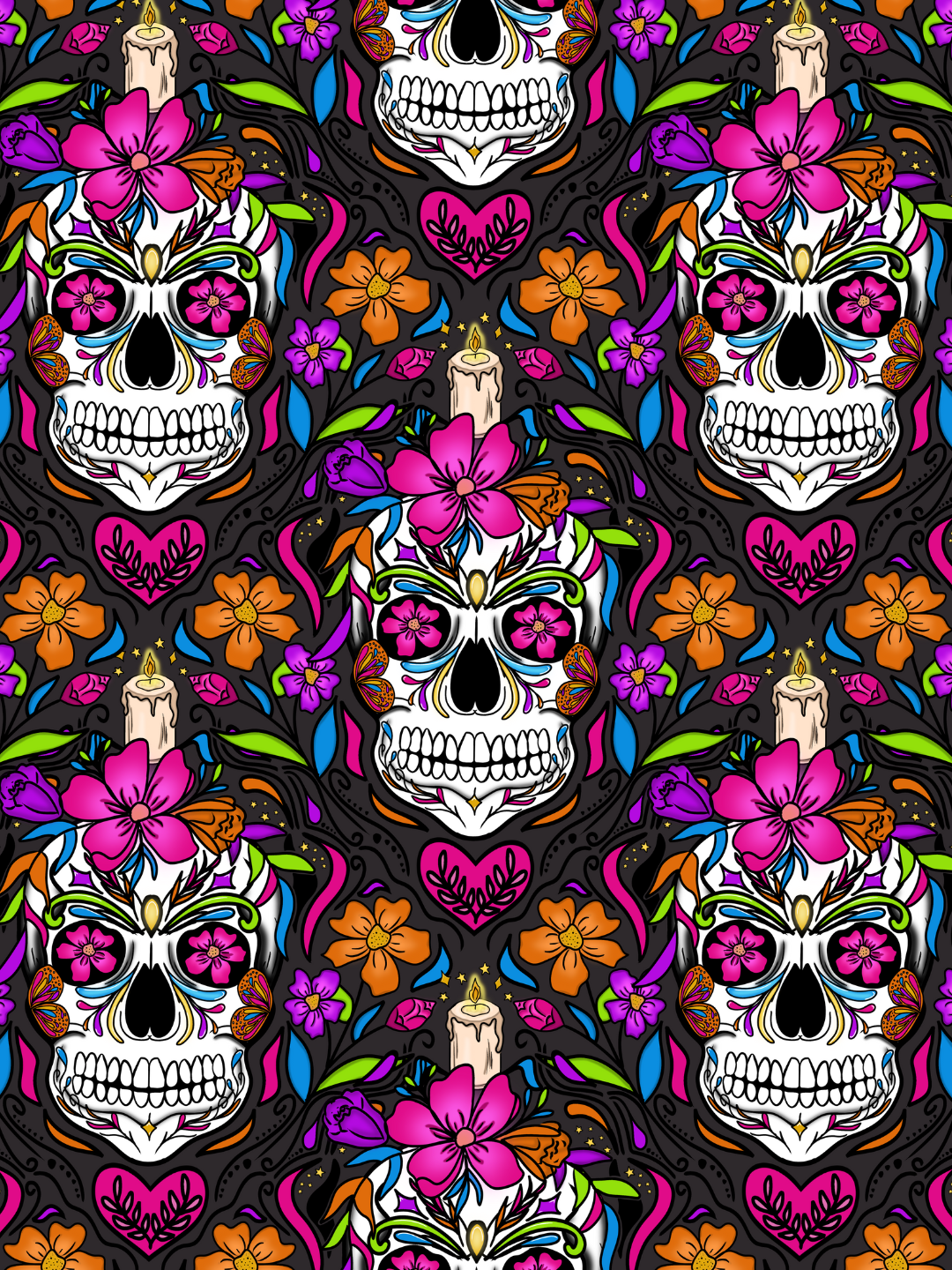 Eternal Bloom Seamless Pattern