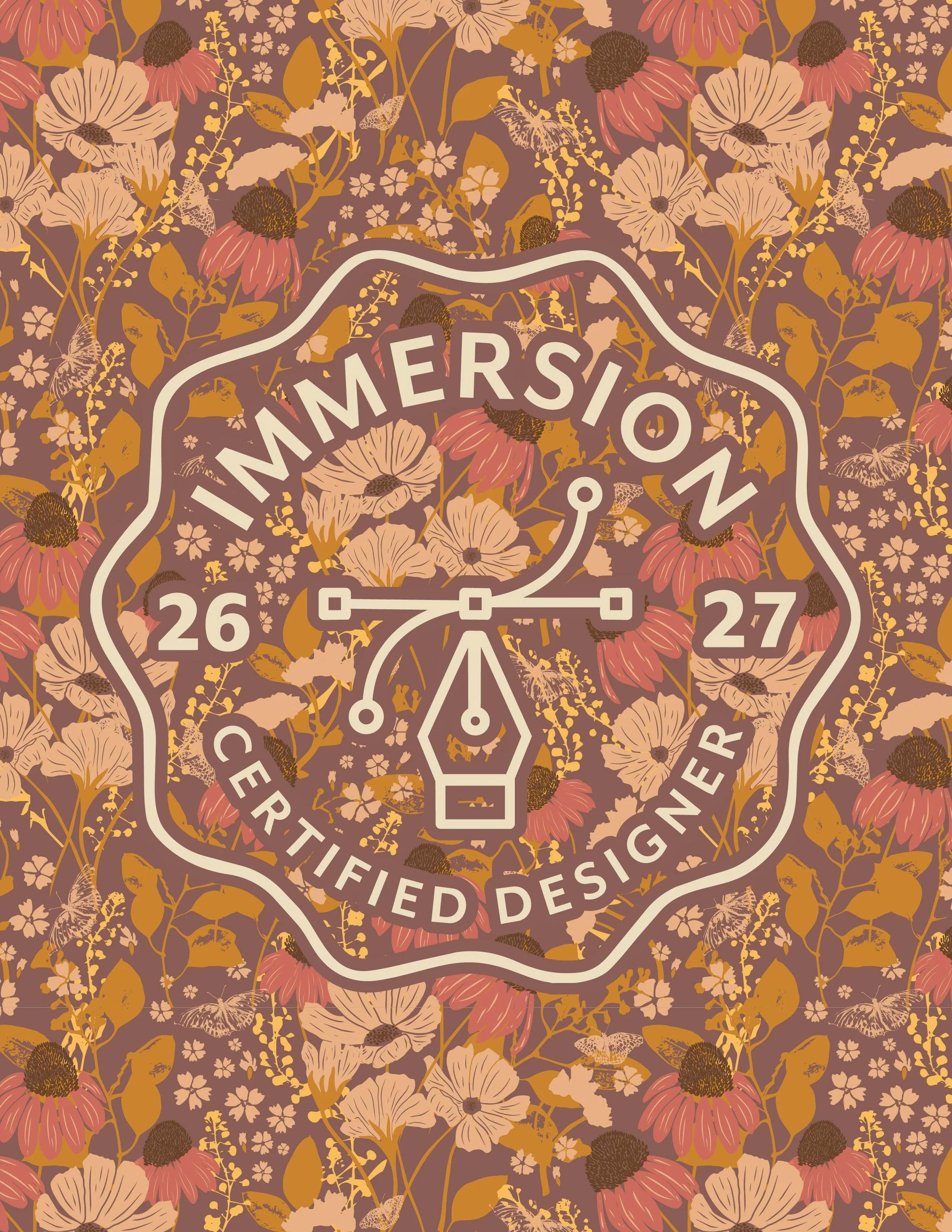 Immersion Certification Badge from Bonnie Christine Surface Design Immersion 2026