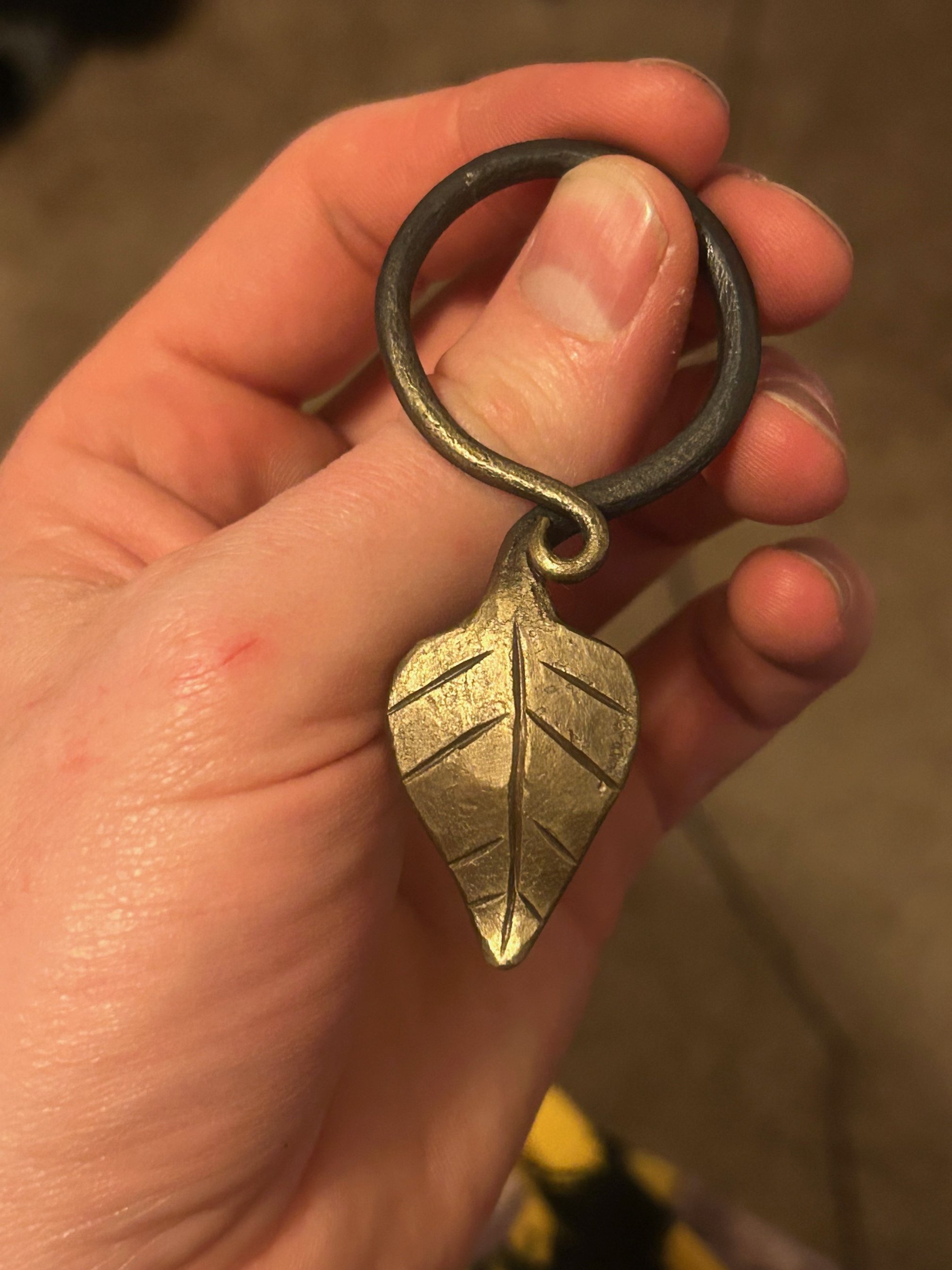 Leaf Keychain