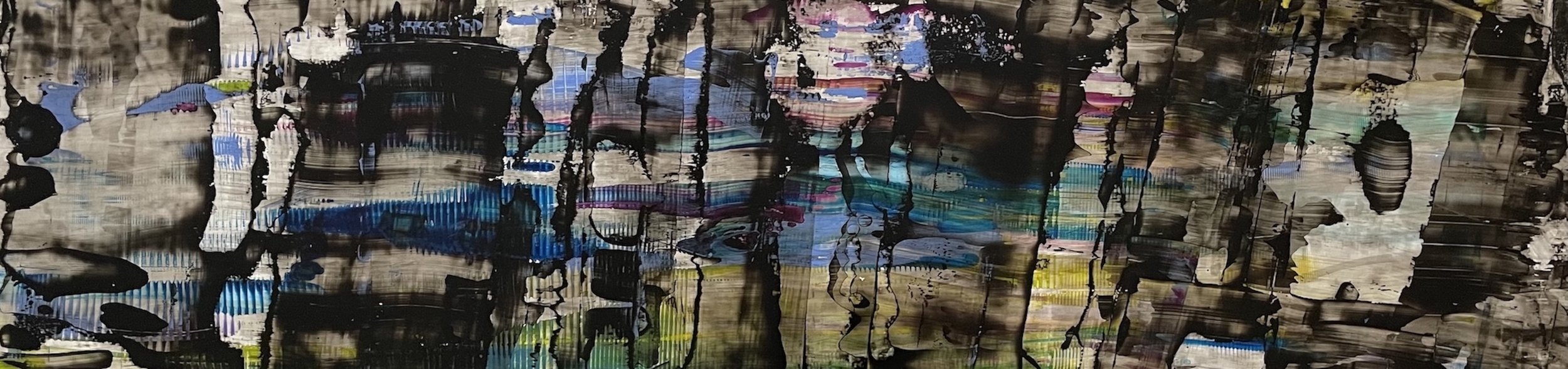 The Mother Ship
 10" W x 26" H Acrylic on YUPO