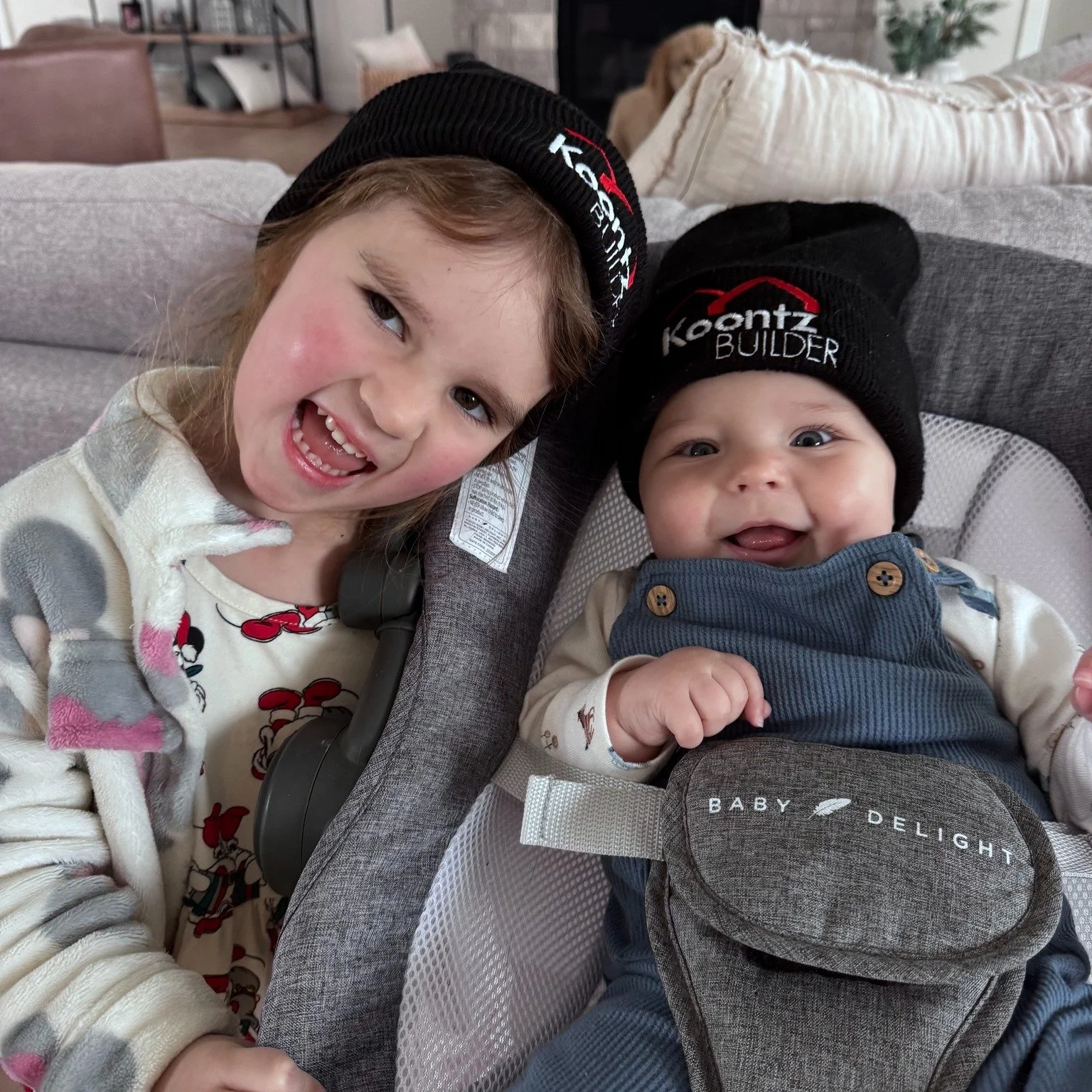 We may be over this cold weather&hellip; 🥶
But we&rsquo;ll never get tired of seeing our teams kids and grandkids staying warm and repping their Dale Koontz Builder swag 💯 🤩. The beanies are always a popular item.