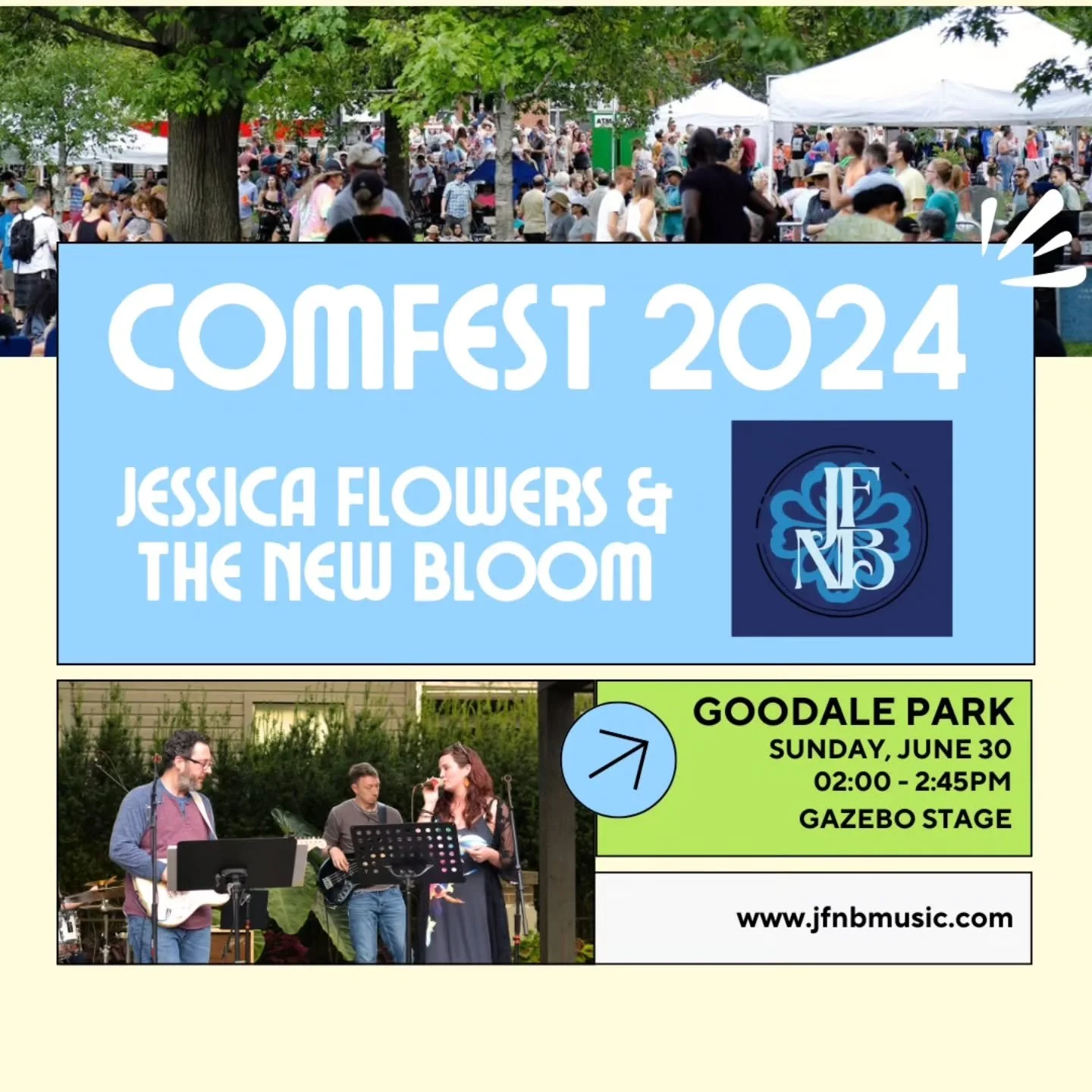 Feels like summer when we know Comfest is coming! We'll be out making music Sunday with some special friends! 😎🤘🌟

https://www.comfest.com/2024-schedule-sunday/

@comfest365 #columbusmusicscene #music #columbusmusic #cbusmusic #rockandsoul #friend