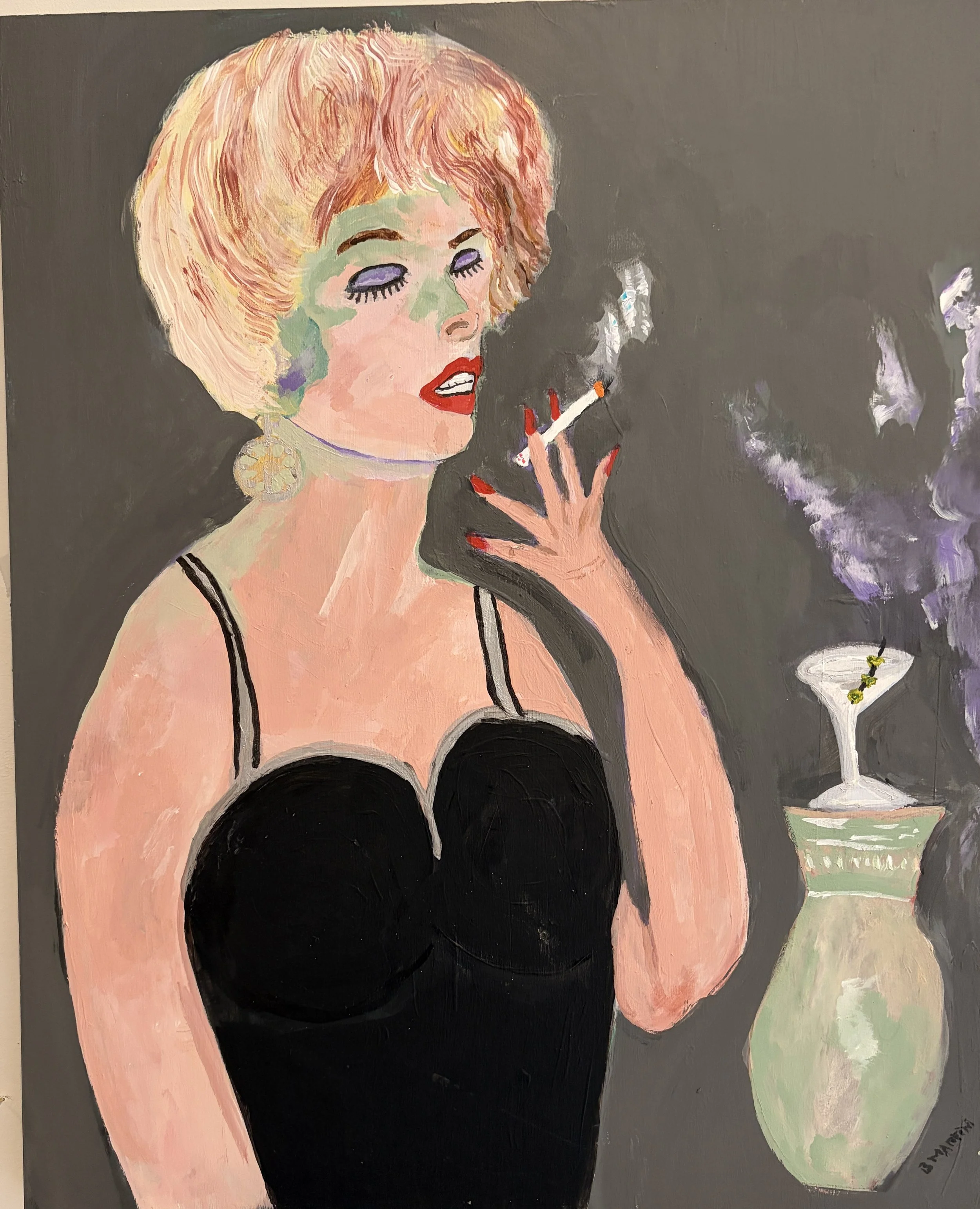1960s Glamour Art Piece