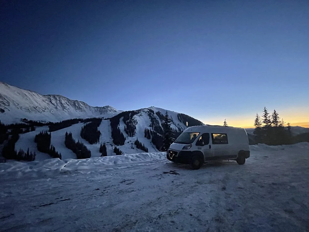 Vanlife in Summit County Colorado | Early Season Snowboarding at Arapahoe Basin and Copper Mountain