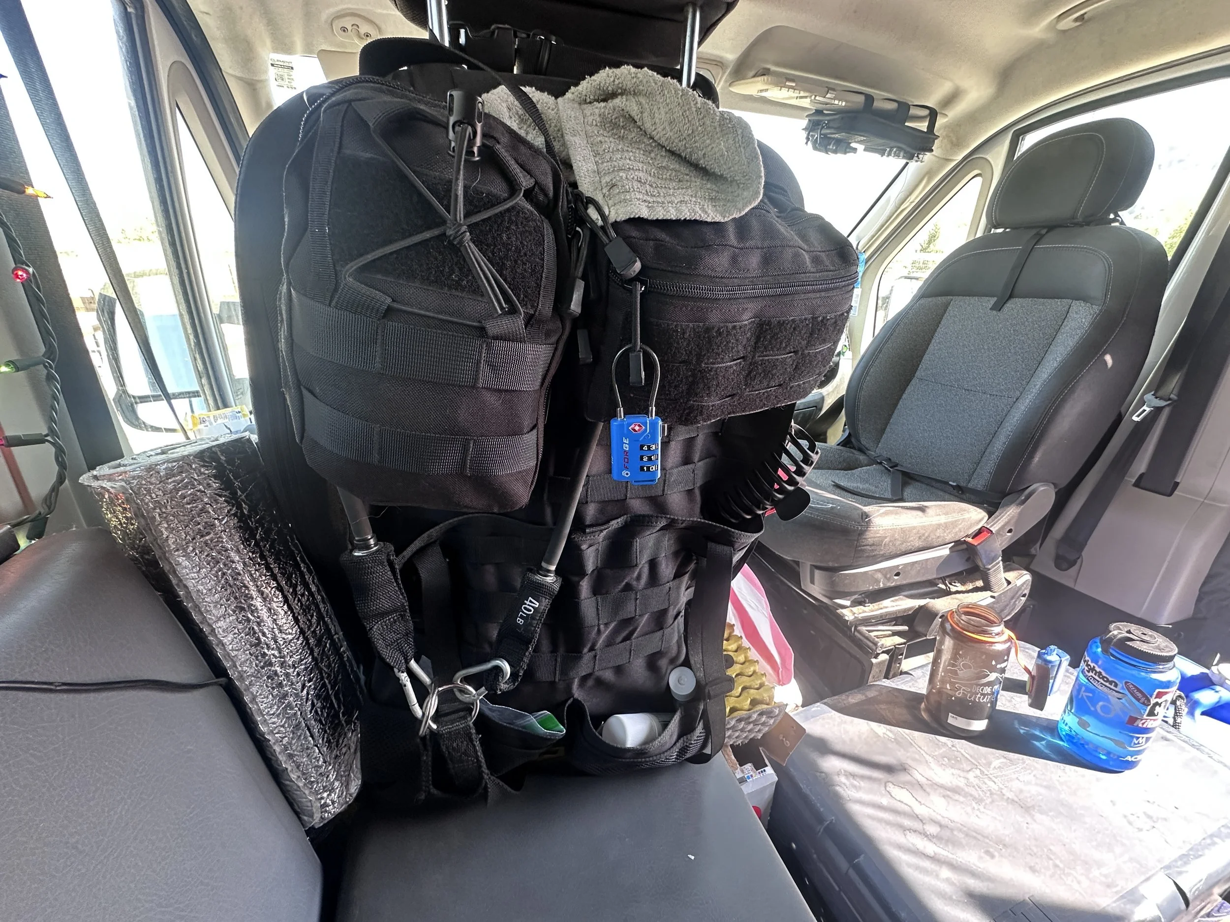 WYNEX Tactical Car Seat Back Organizer Review: The Best Vanlife Storage Upgrade We’ve Made