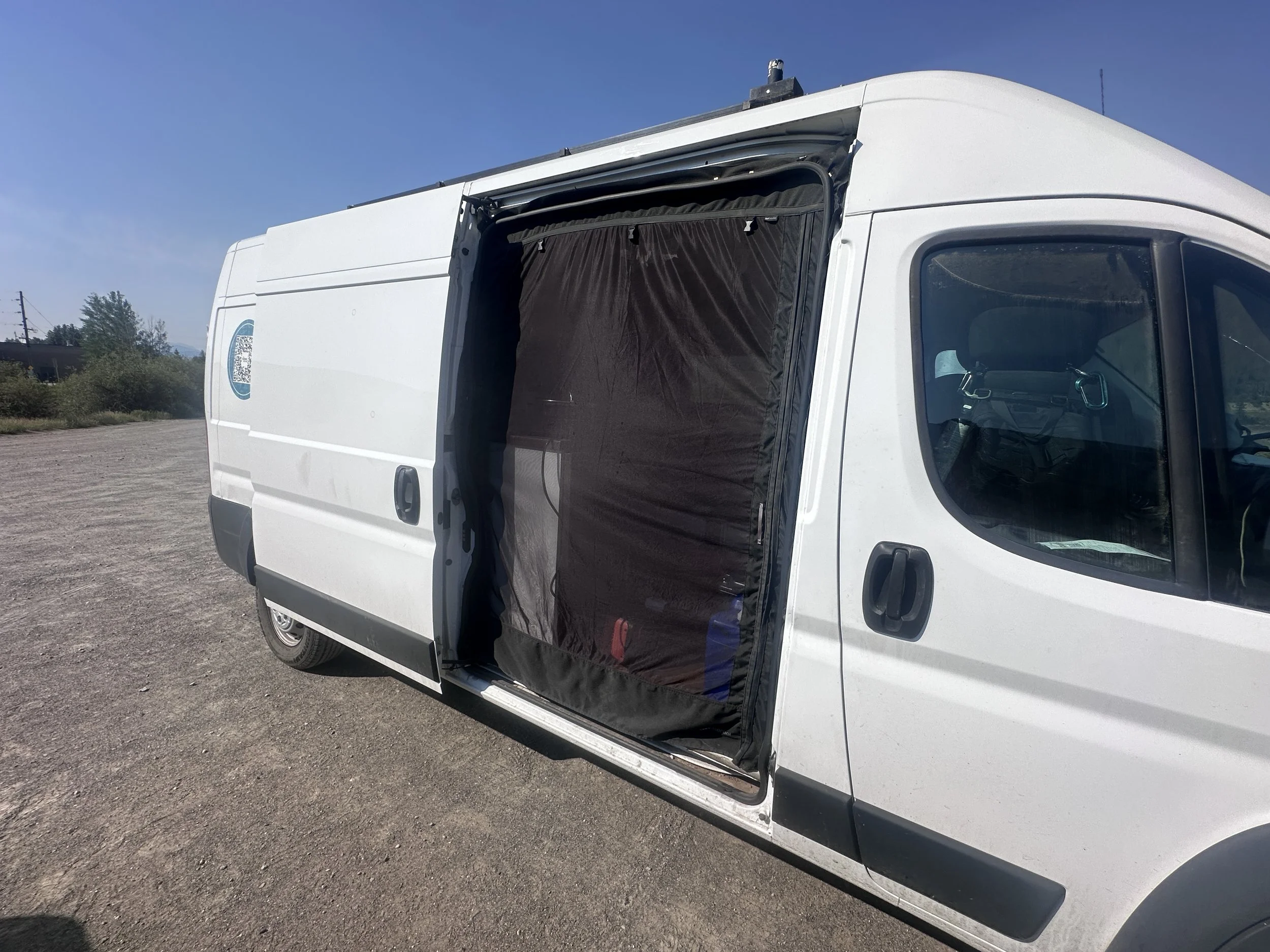 Magnetic Closure Sliding Door Bug Screen Review: The Best Ram ProMaster Upgrade for Summer Vanlife