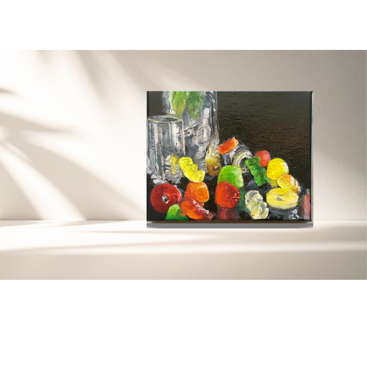 Oil Painting - Gummy Candy - 10" x 8" x 1.75" gallery wrapped canvas - $195