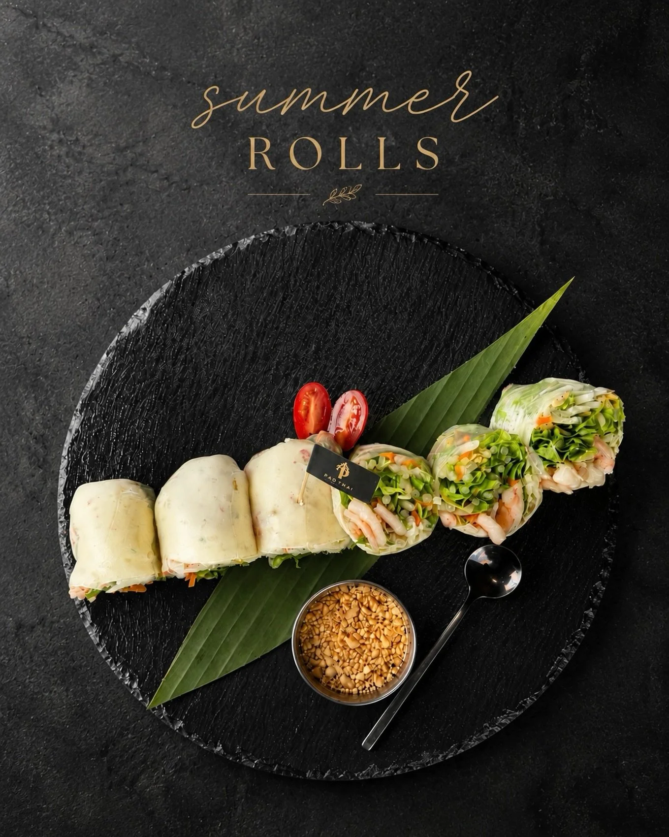 Fresh, light, and made to order. Our Summer Rolls are packed with shrimp, cream cheese, and crisp vegetables, all wrapped in delicate rice paper and served with crushed peanuts. Perfect for a quick lunch, a light dinner, or to share with the table.

