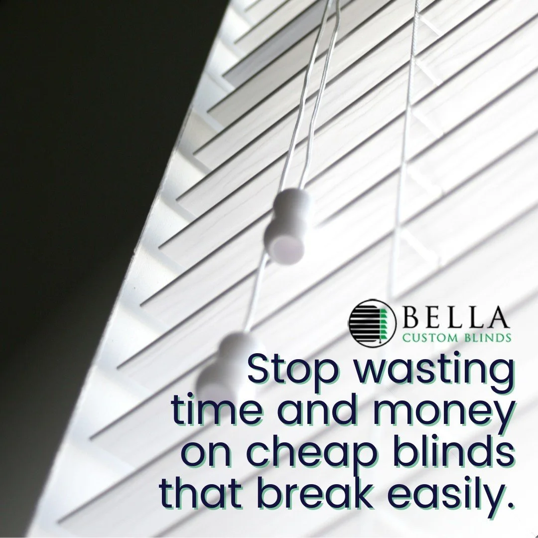 Are you looking for a new window covering? 🤩

Custom blinds can be expensive, and you don't want to buy cheap quality ones that will fall apart. 🤔

The problem is that most custom made window coverings are expensive, but the good news is that Bella