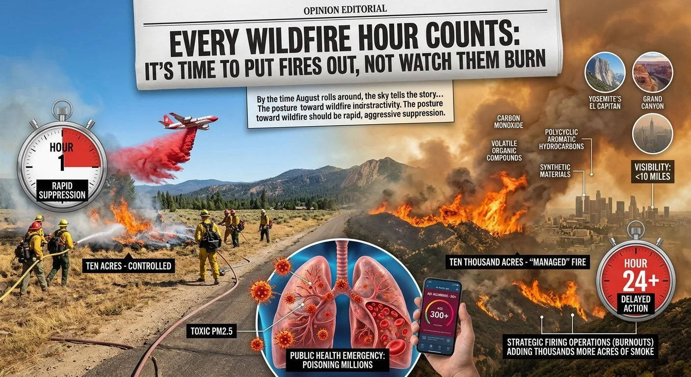 Every Wildfire Hour Counts: It's Time to Put Fires Out, Not Watch Them Burn