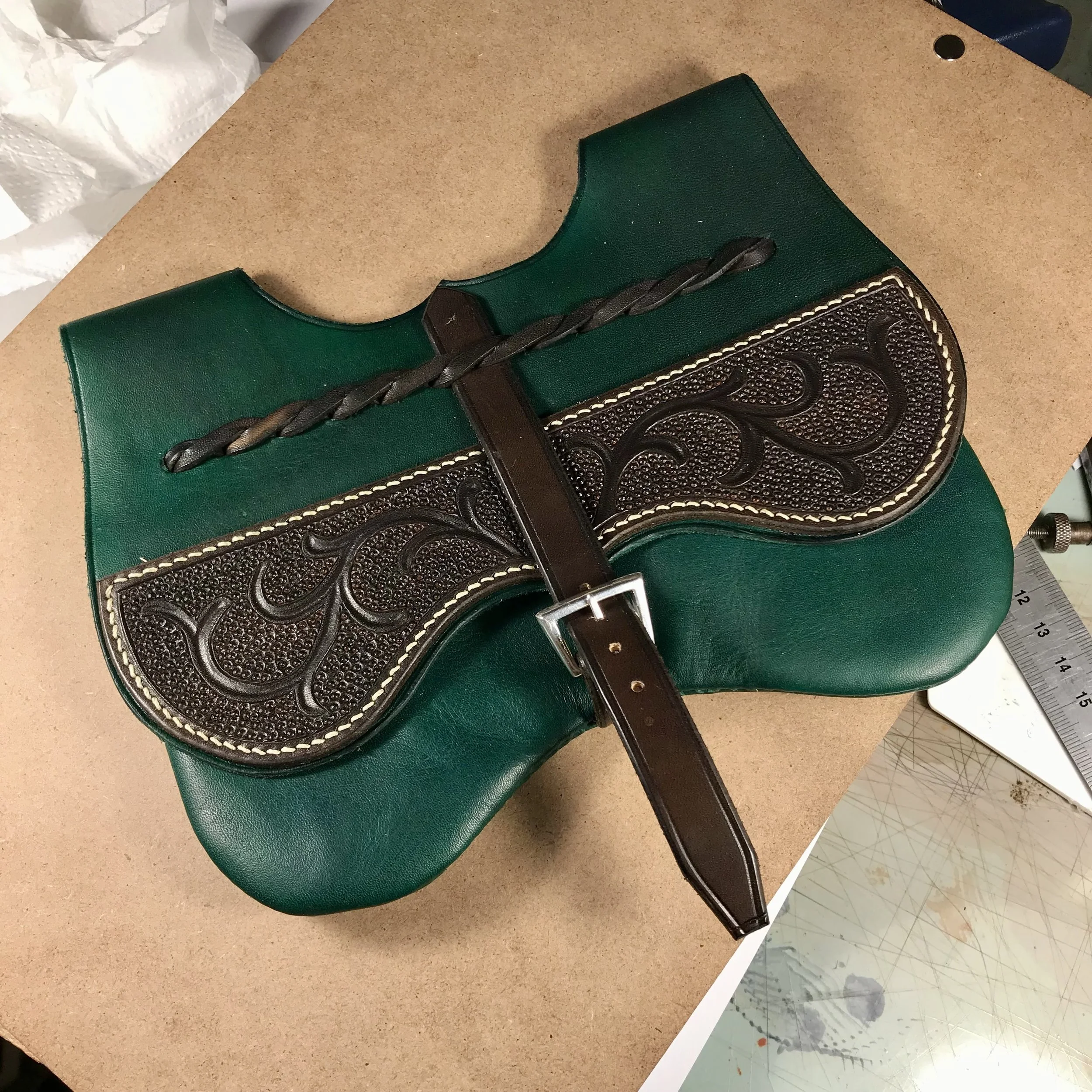 Historisch inspirierte Gürteltasche f. LARP