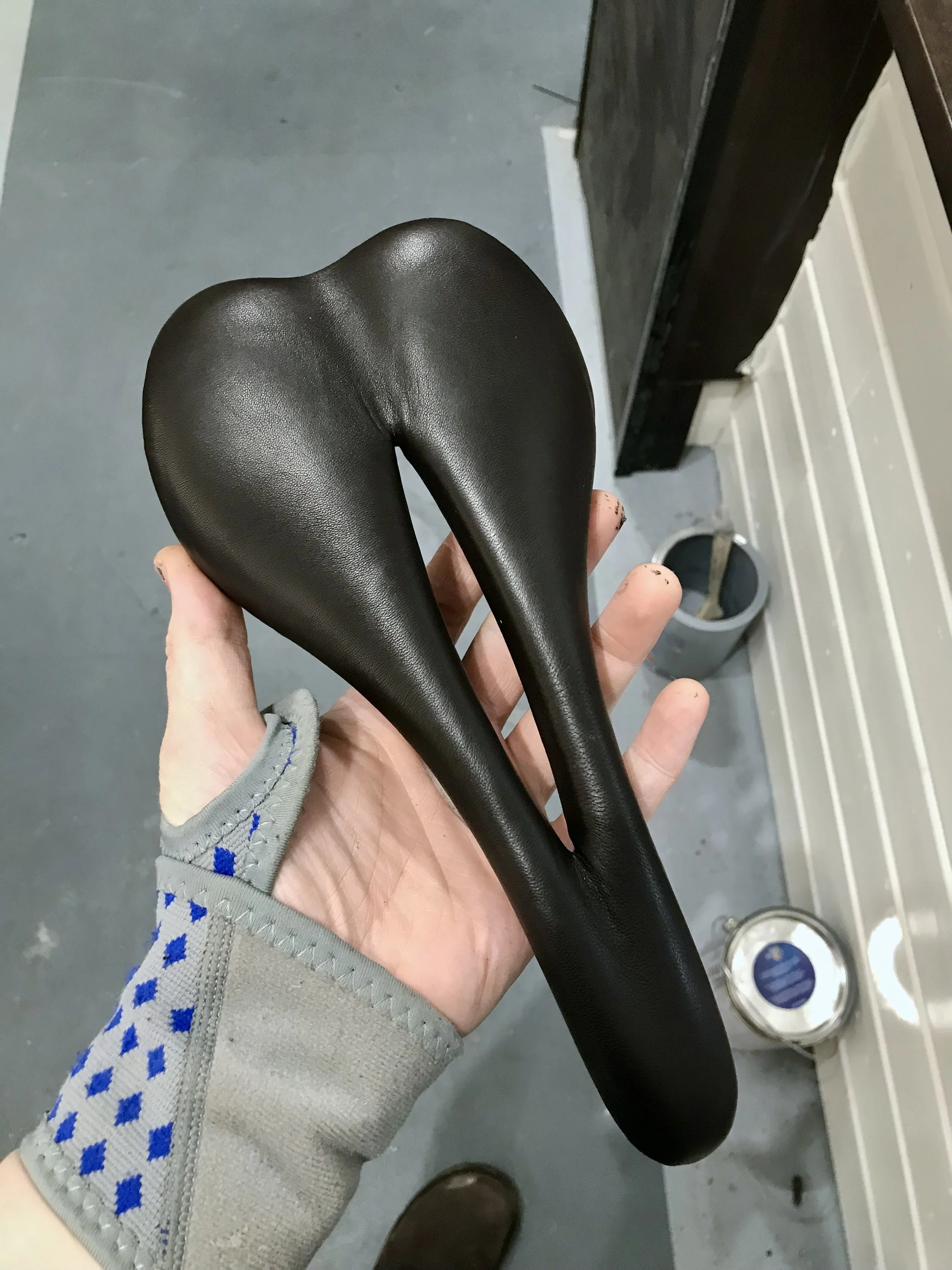 Neubezug Fahrradsattel