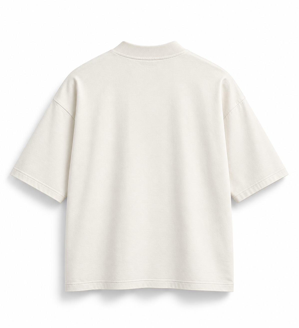 Cream Oversized T-Shirt Back View.png