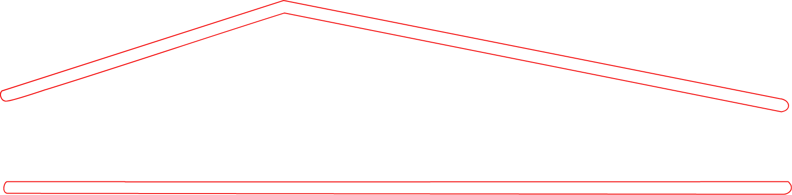 Outline drawing of a clothespin attached to a clothesline.