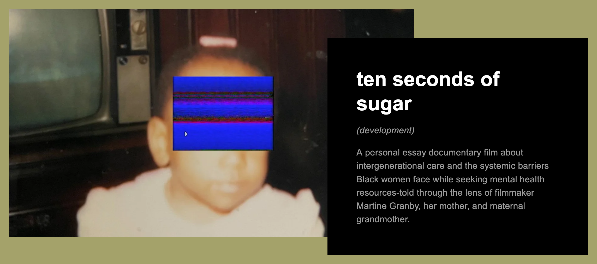 Ten seconds of sugar, Martine Granby