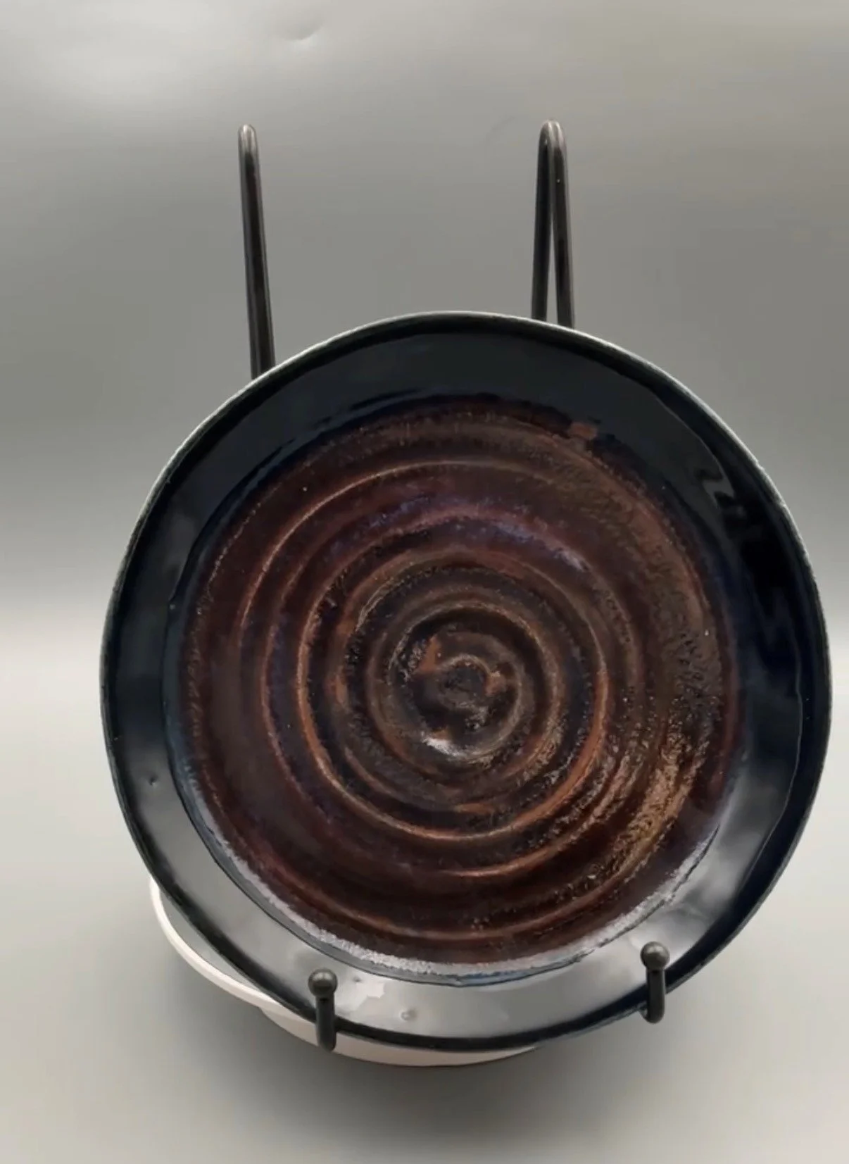 Midnight Spiral Plate