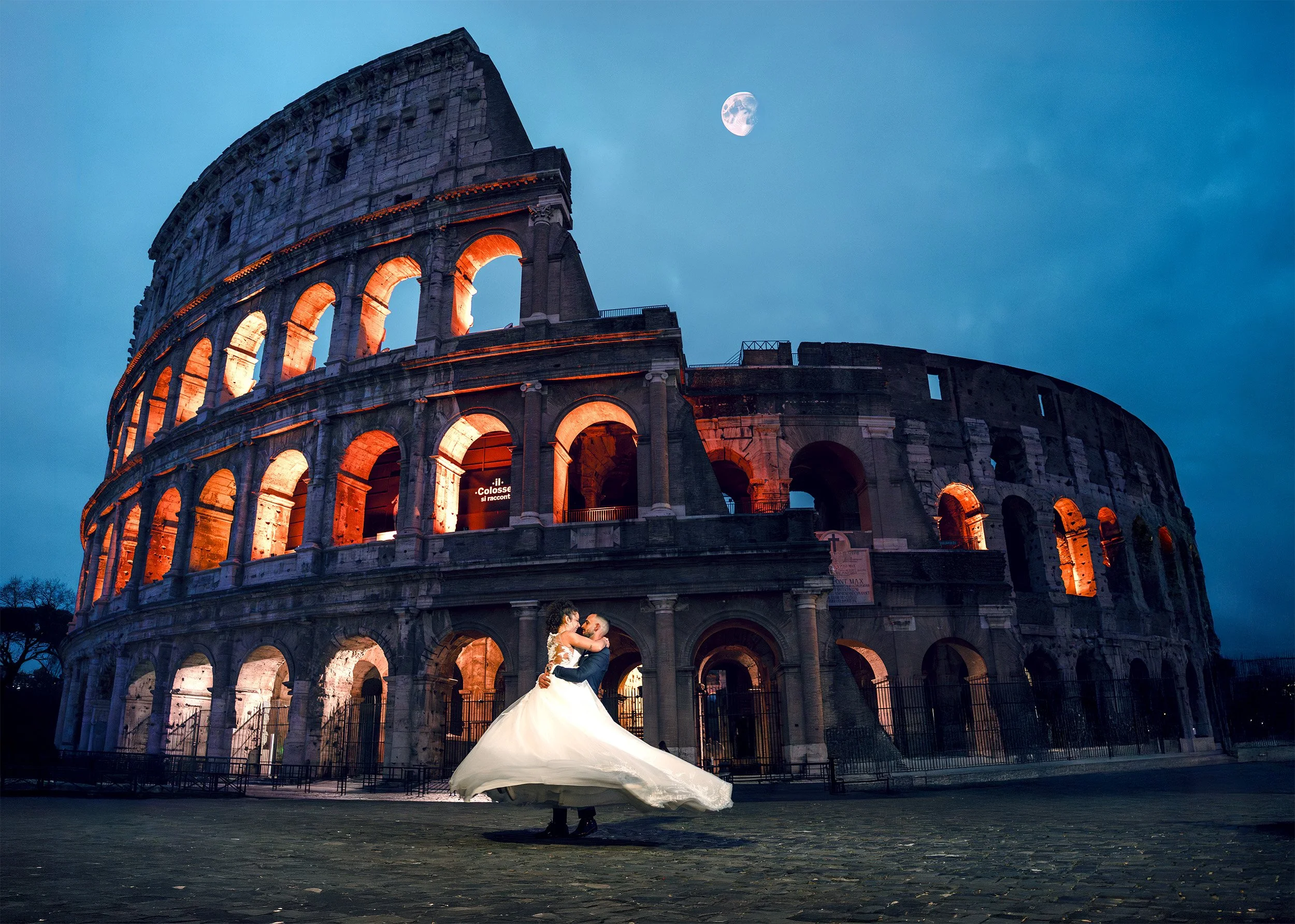 Sesion post boda en Roma