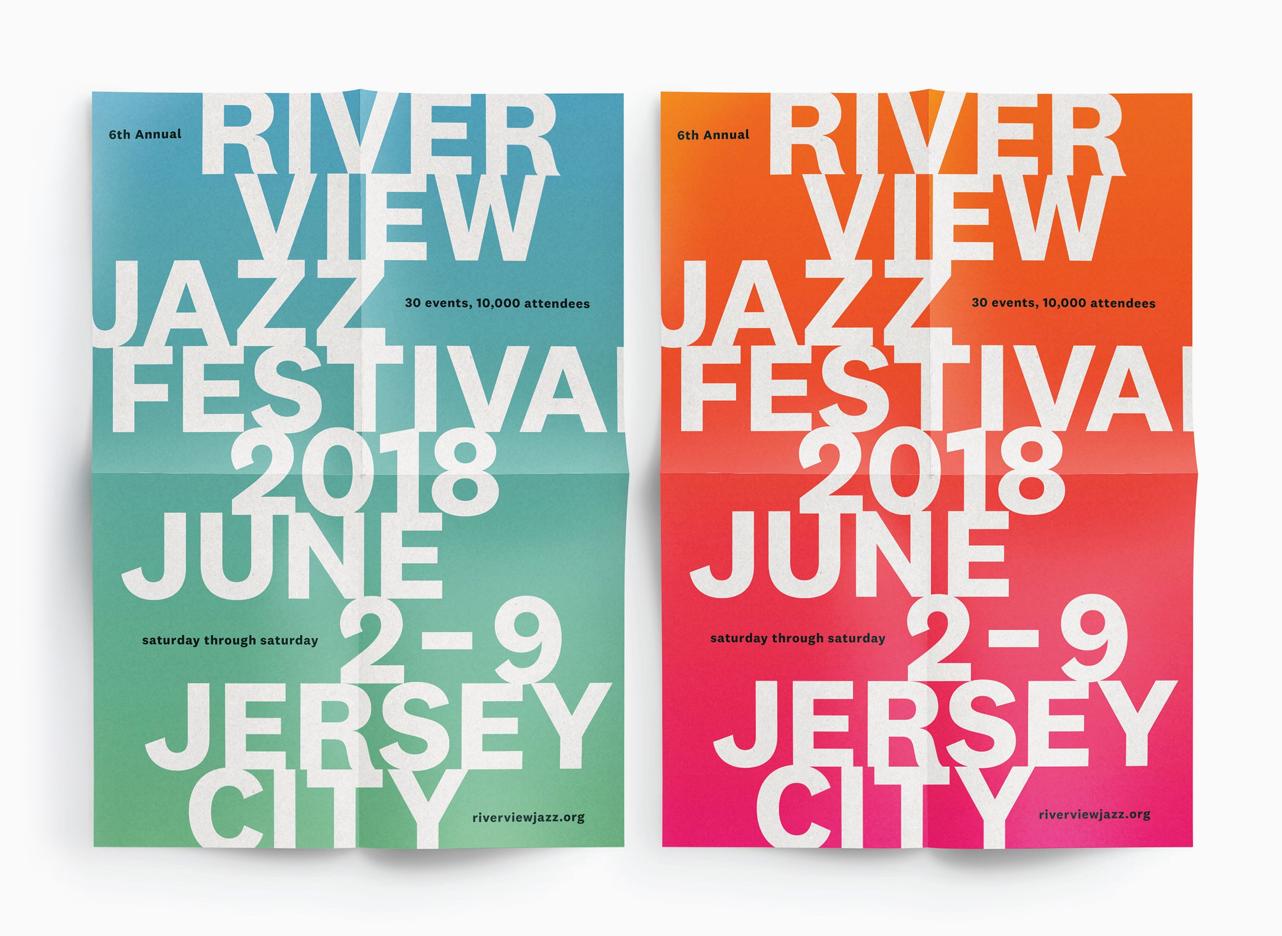 Riverview Jazz Festival, poster variations