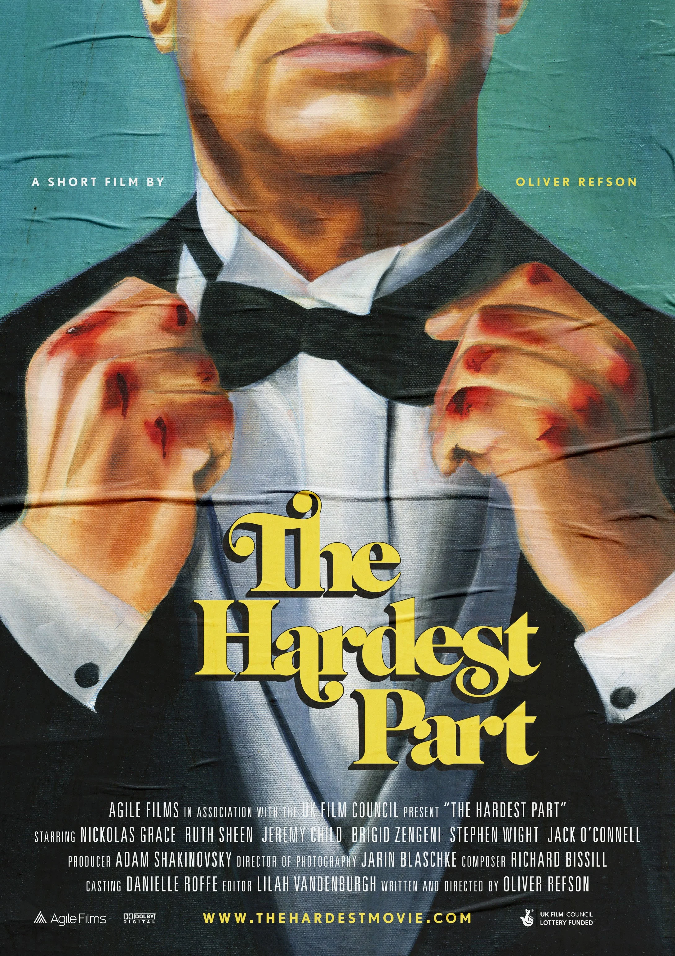 The Hardest Part, film poster, directed by Oliver Refson, illustration by Tatyana Fazlalizadeh