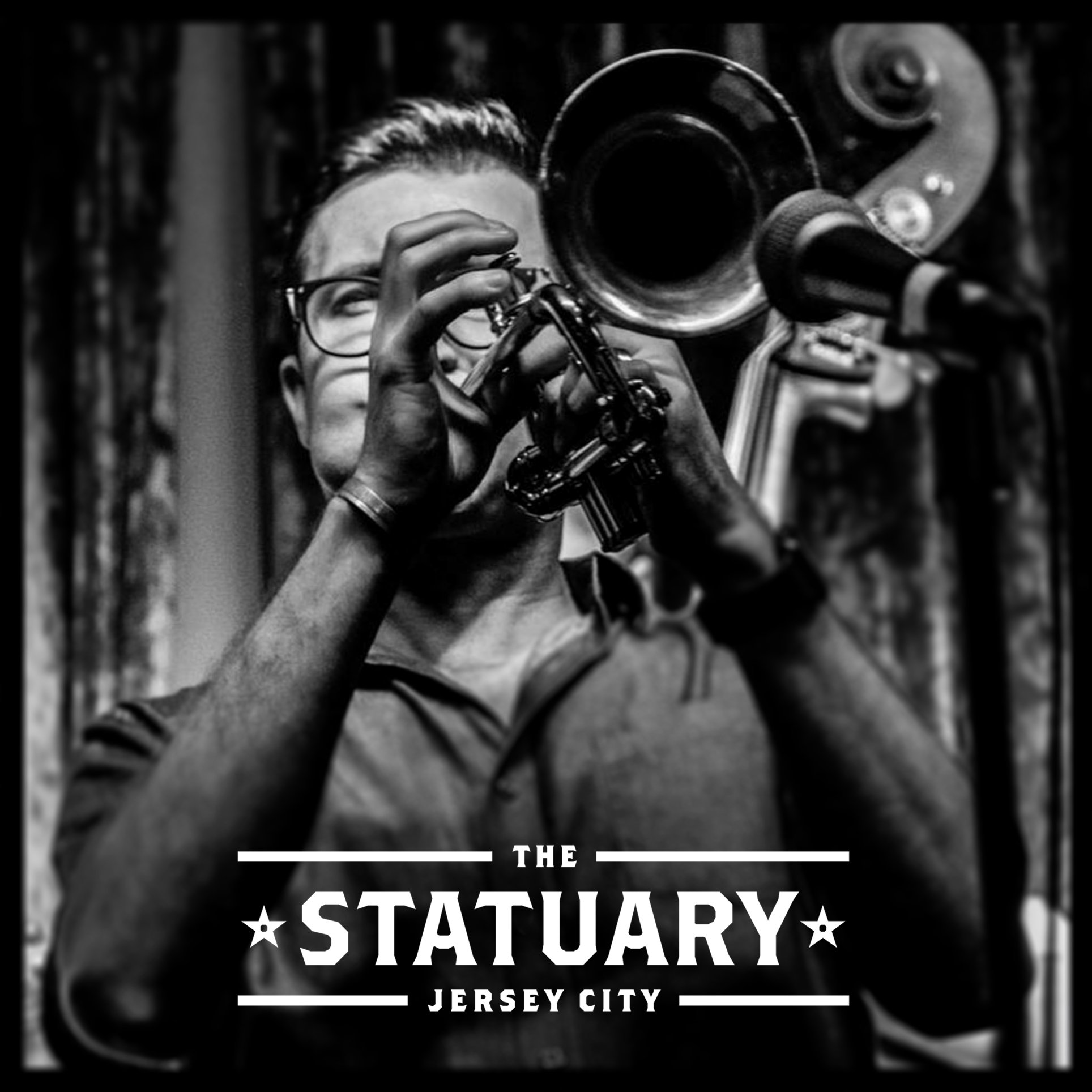 The Statuary, wordmark for jazz, art, and culture venue, photograph by Alexis Rotter