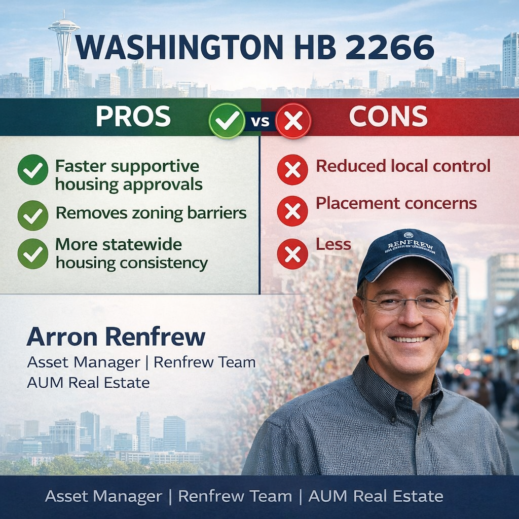Renfrew Report… HB2266 pros and cons for Seattle Real Estate…