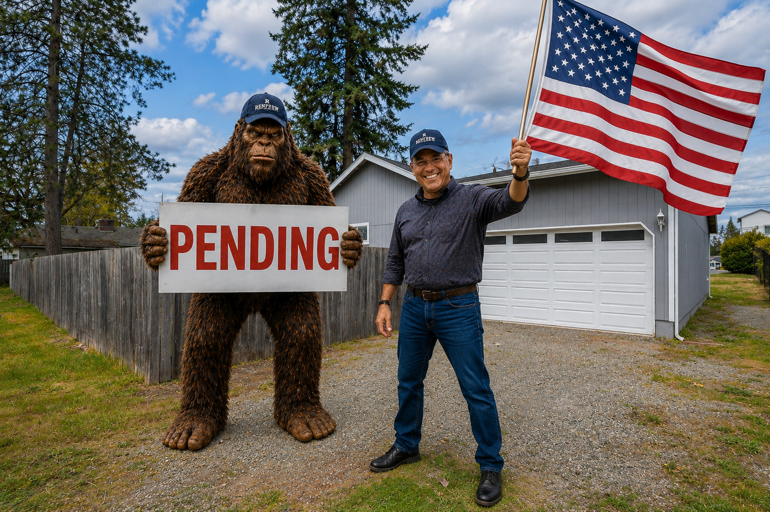Happy Birthday America and another home pending at the Renfrew Report.