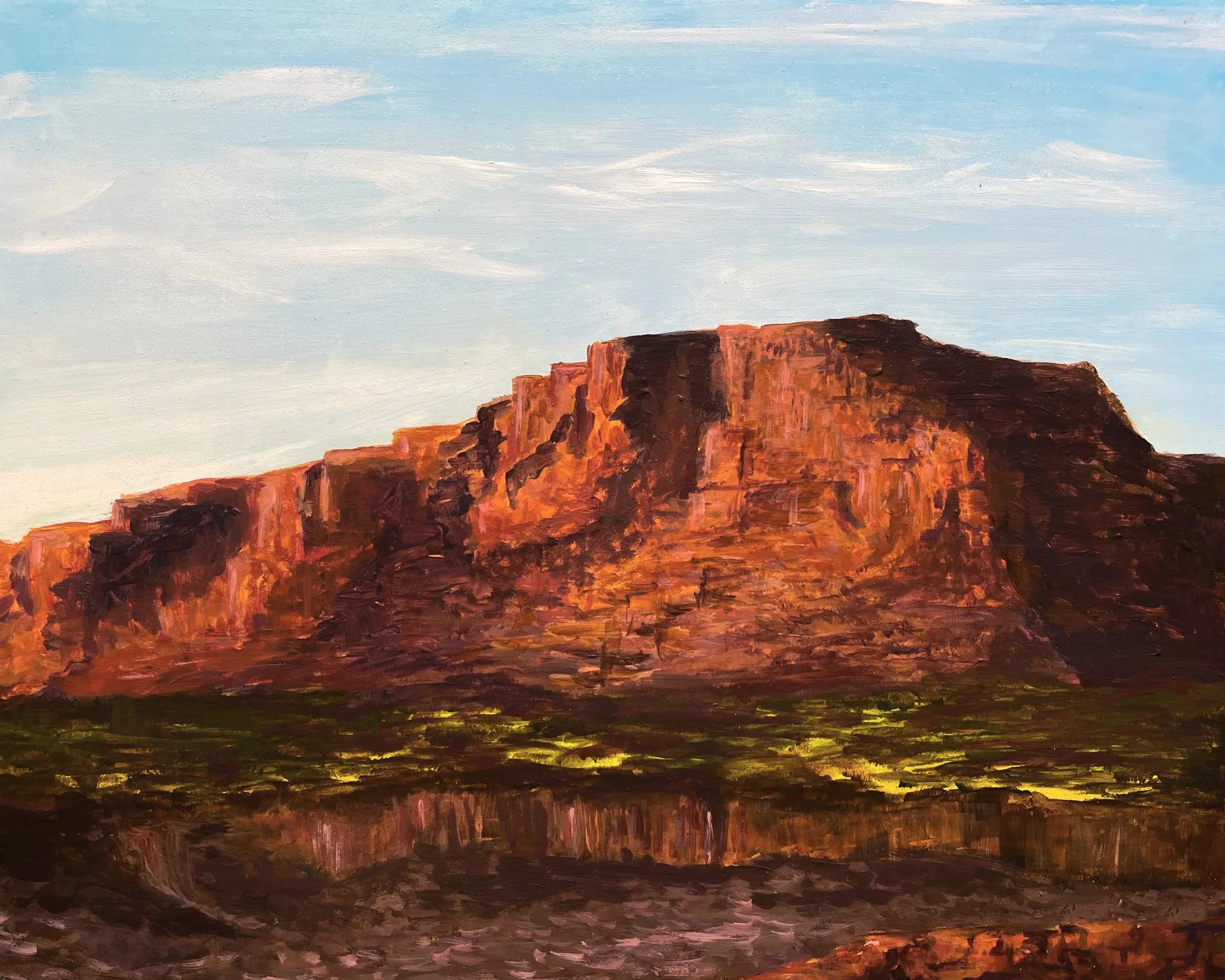 Goose Neck State Park, UT - 8x10 - Acrylic on Panel - Plein Air