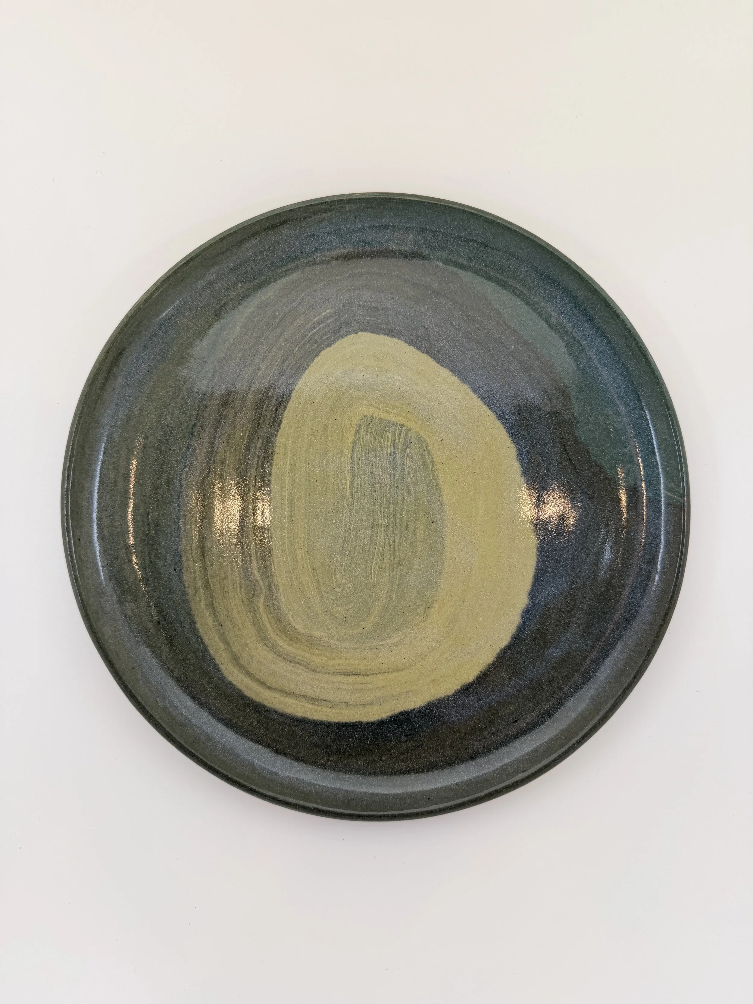 Chartreuse Fade Neriage Dinner Plate