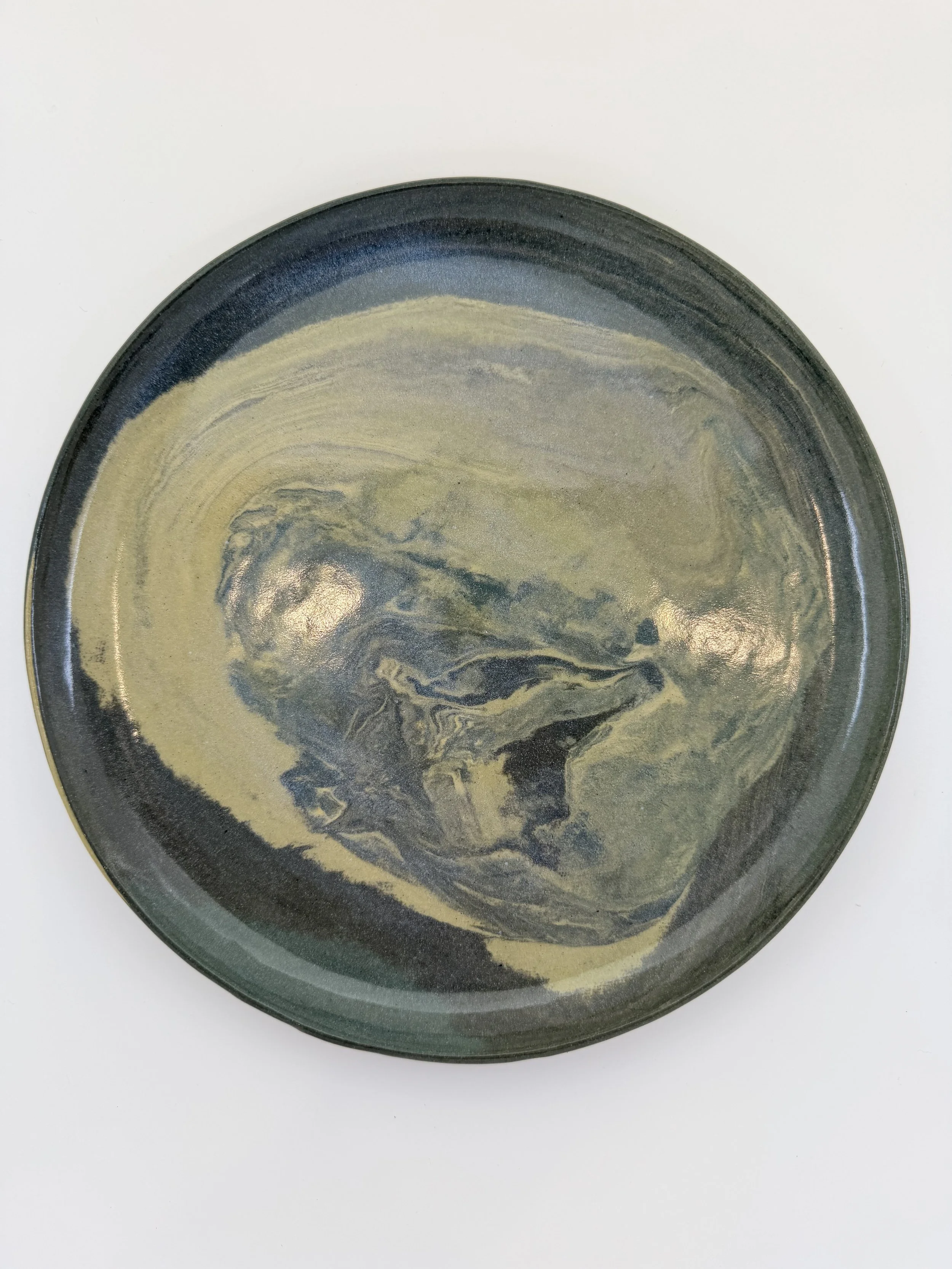 Chartreuse Fade Neriage Dinner Plate