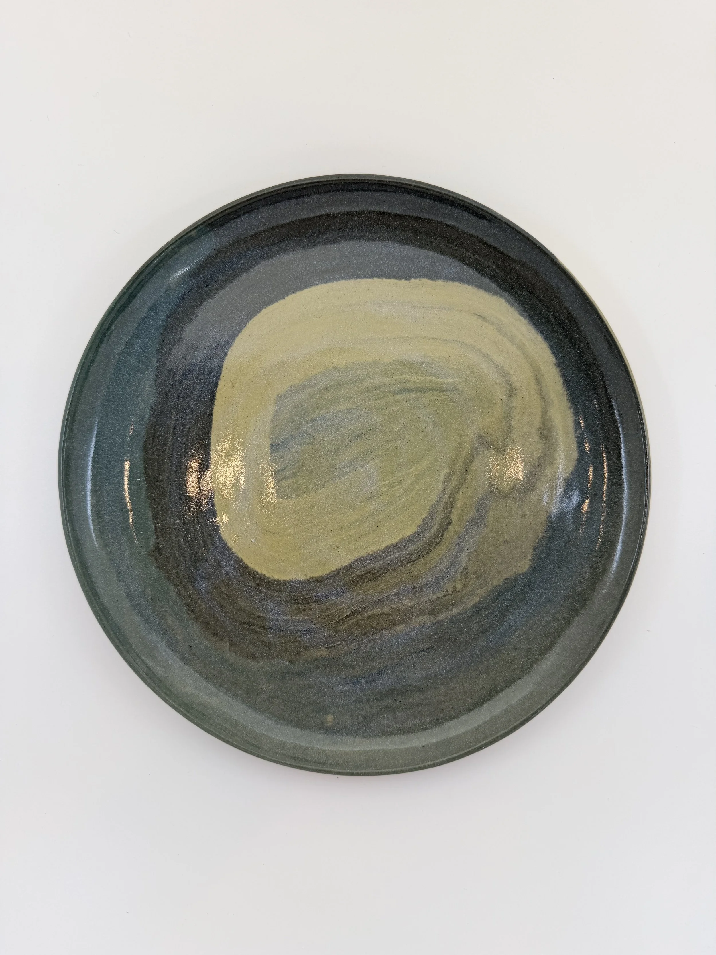 Chartreuse Fade Neriage Dinner Plate