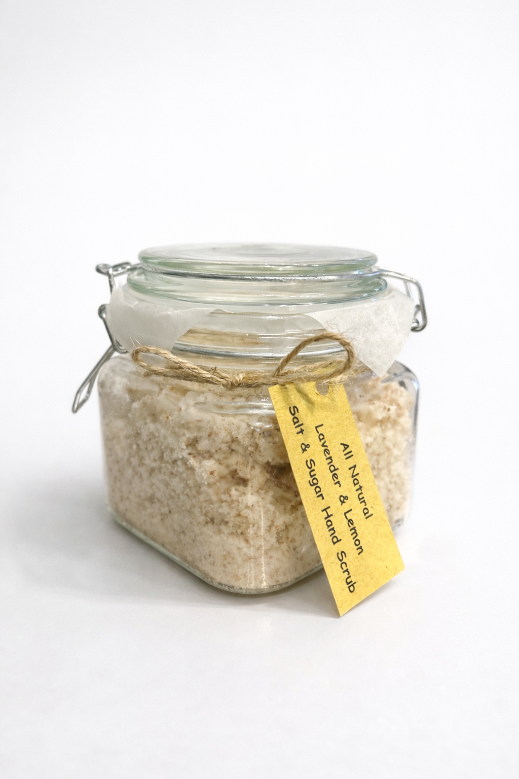 All Natural Lavender, Lemon, Salt and Sugar Hand Scrub