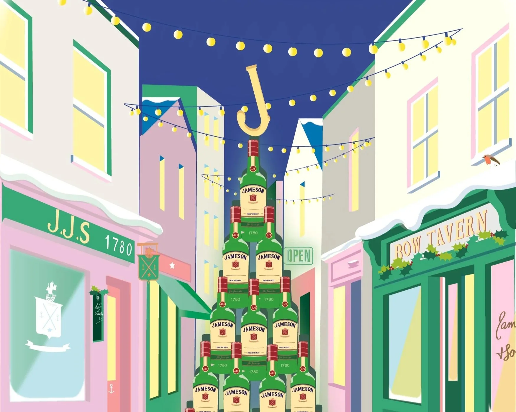 Jameson Christmas Illustration 