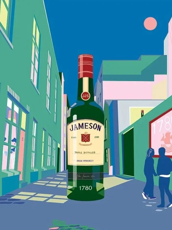 Jameson Whiskey Illustration 