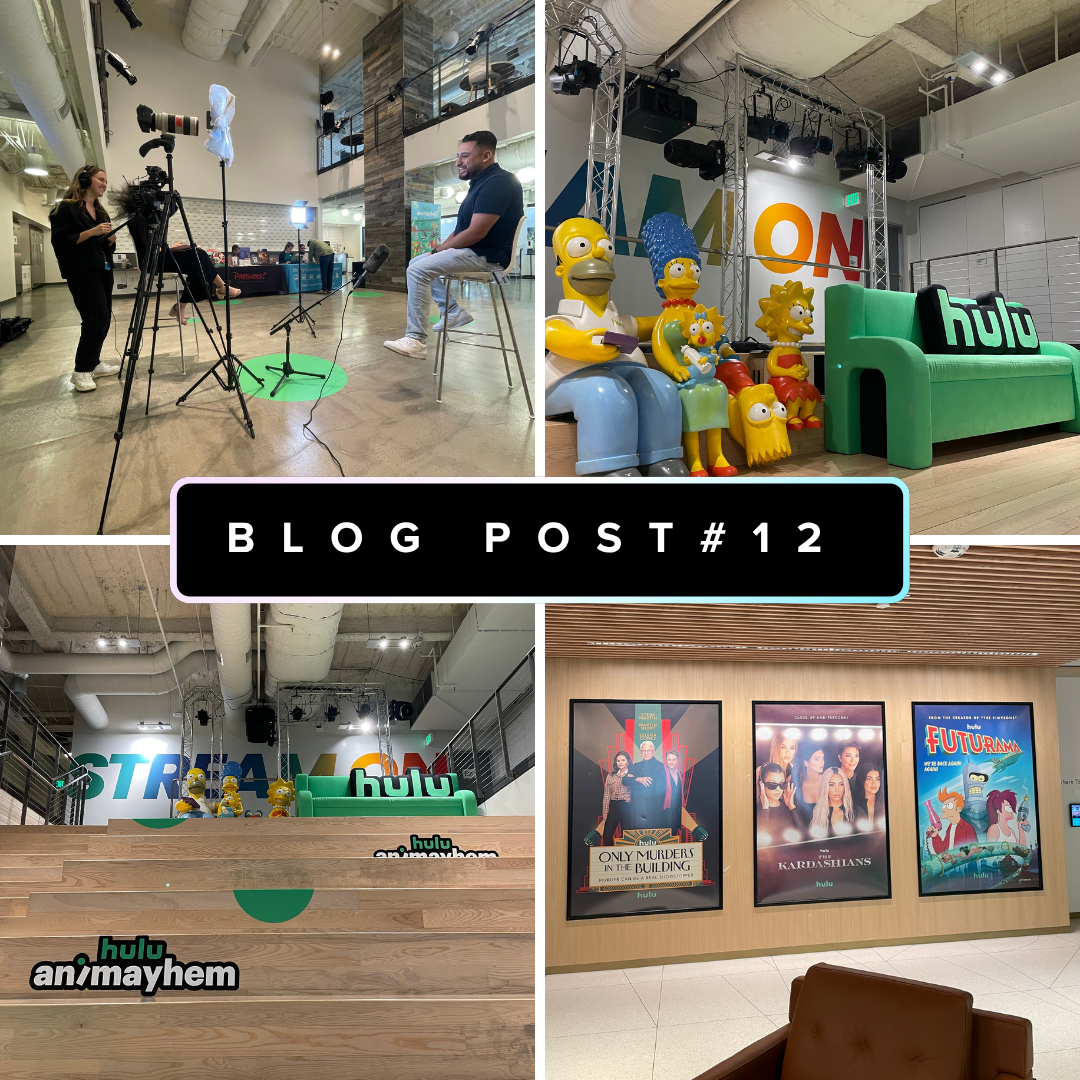 Filming at the Hulu Headquarters