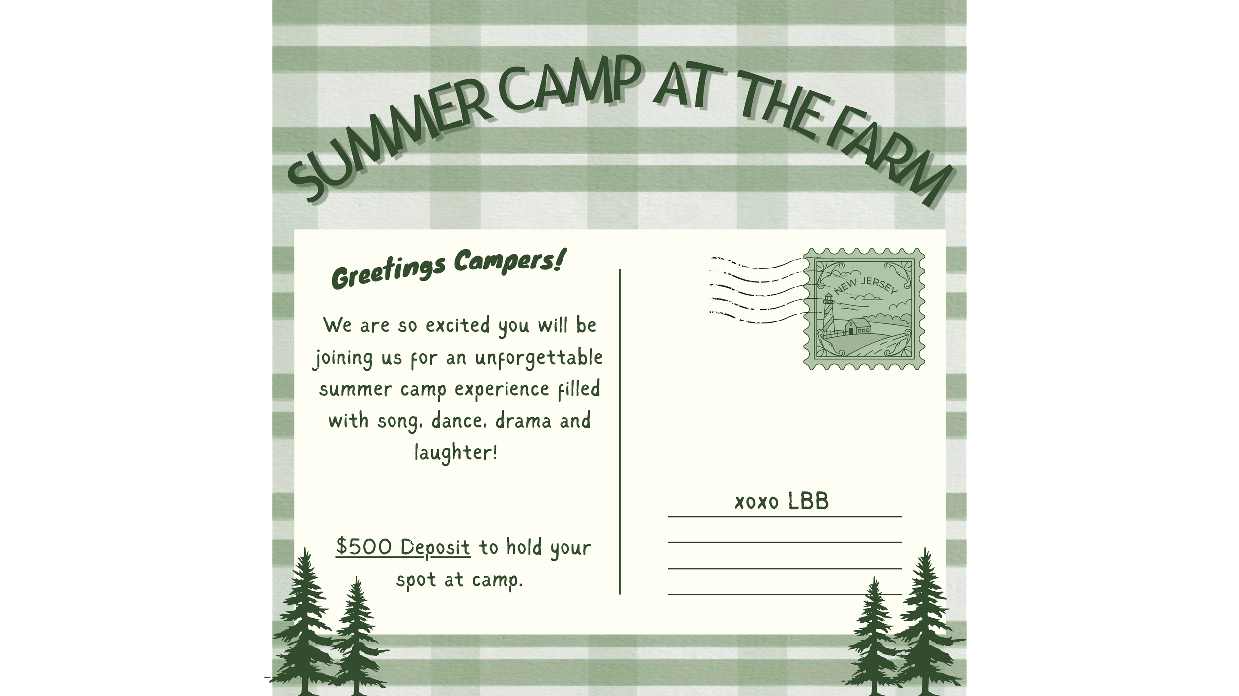 Deposit for Broadway Master Camp