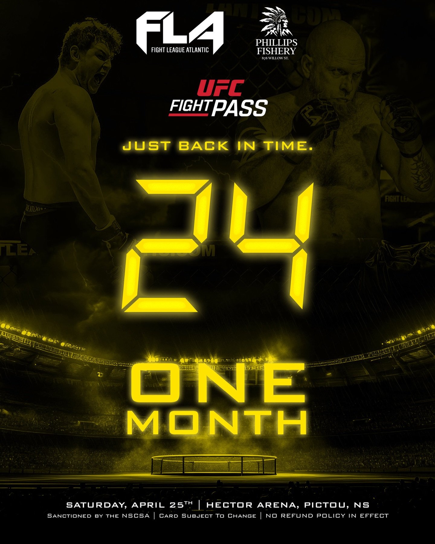 ONE MONTH TO GO 😤
TICKETS 👇
FIGHTLEAGUEATLANTIC.com #fla #fla24