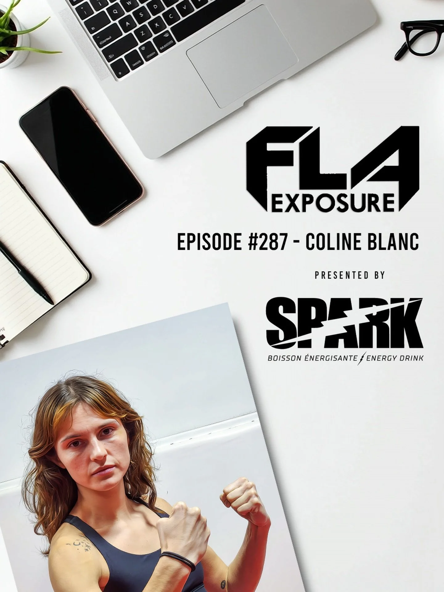 Episode #287 TODAY at 9:30 am 
🔹Coline Blanc - Apex Martial Arts 
#flaexposure #fla24 #canada #ufcfightpass