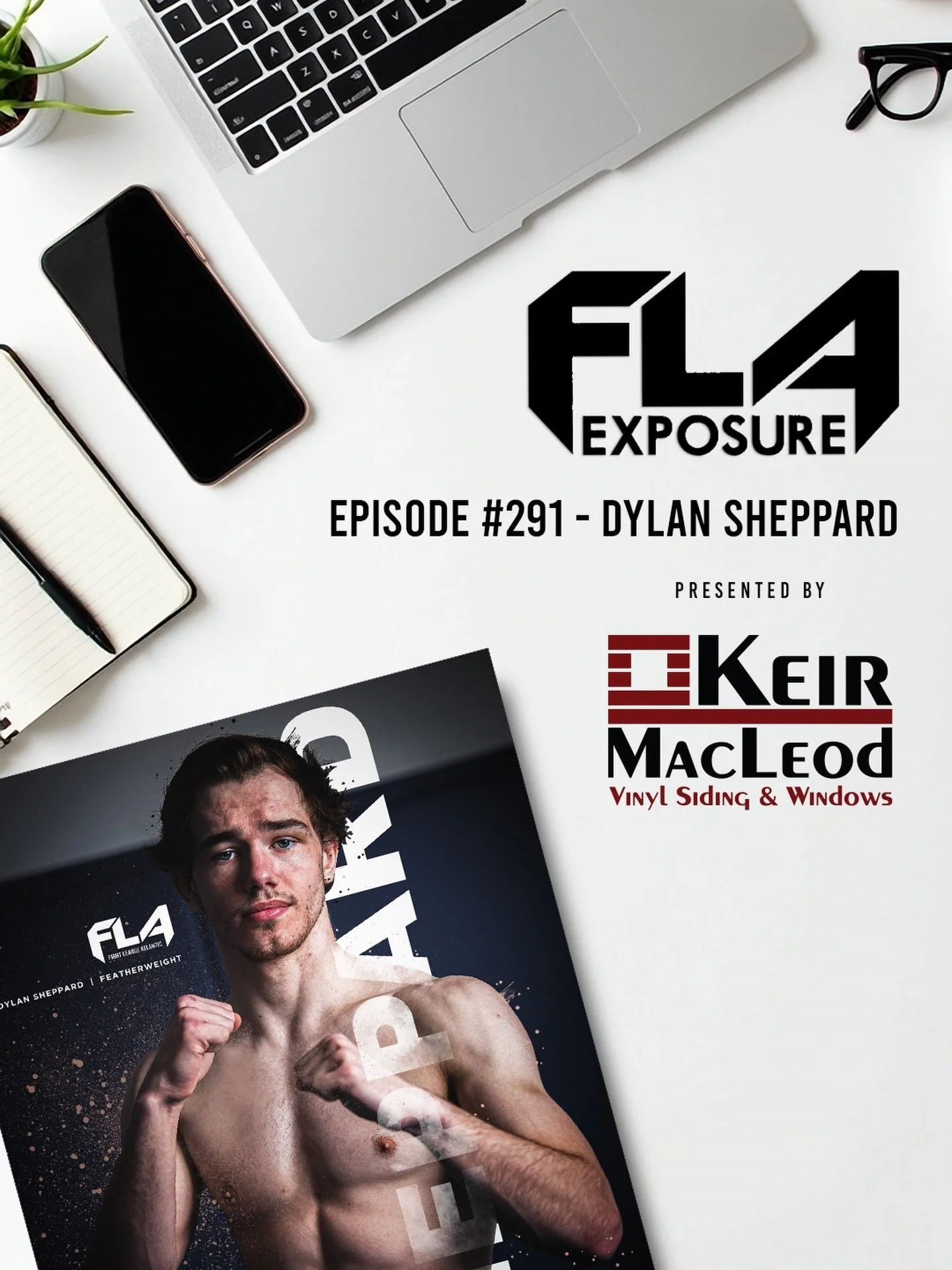 Episode #291 TODAY at 5:00 pm 
🔹Dylan Sheppard - Renzo Gracie PEI
Presented by @kmvs.inc