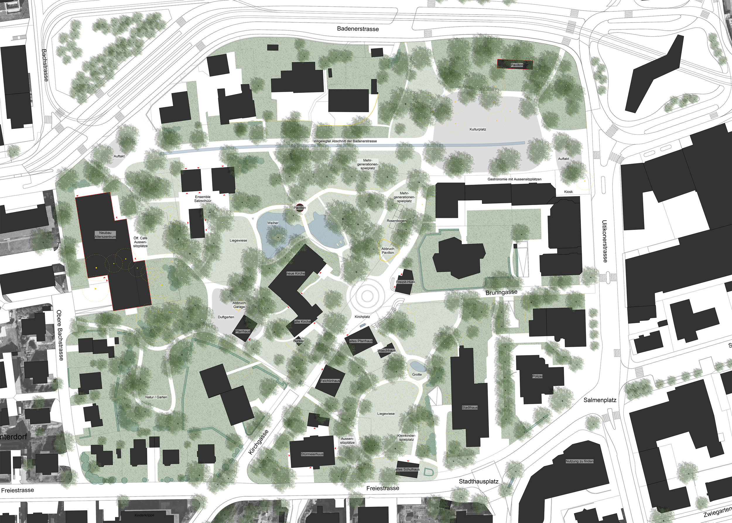 Plan der Piste 52 in Schlieren.