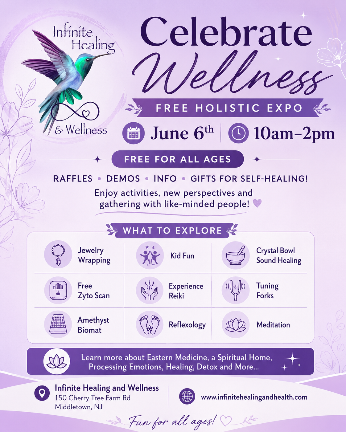 Holistic Expo at Infinite Healing &amp; Wellness