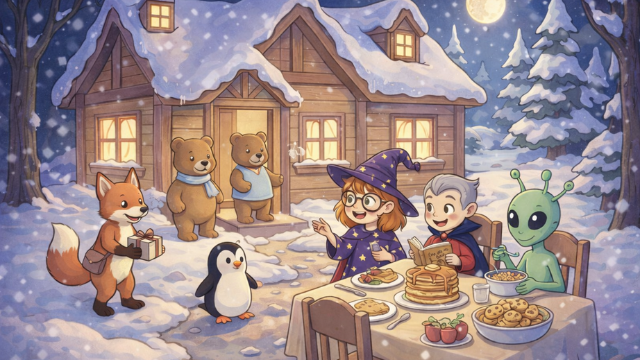 The Night Before the Bears Slept — A Cozy Year-End Tale