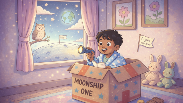 Blast Off to the Moon — A Gentle Space Adventure