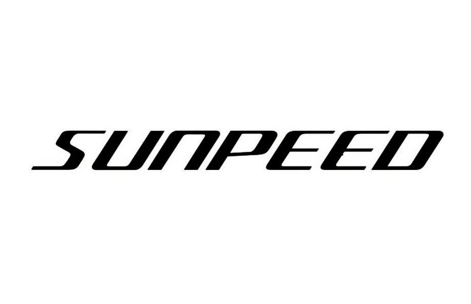Black text that reads 'Sunpeed' on a white background