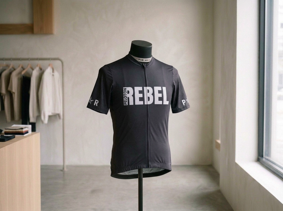 Rebel Cycling Jersey - Black