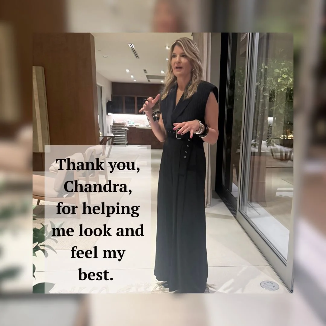 Ky Dickens, client of stylist Chandra Moore