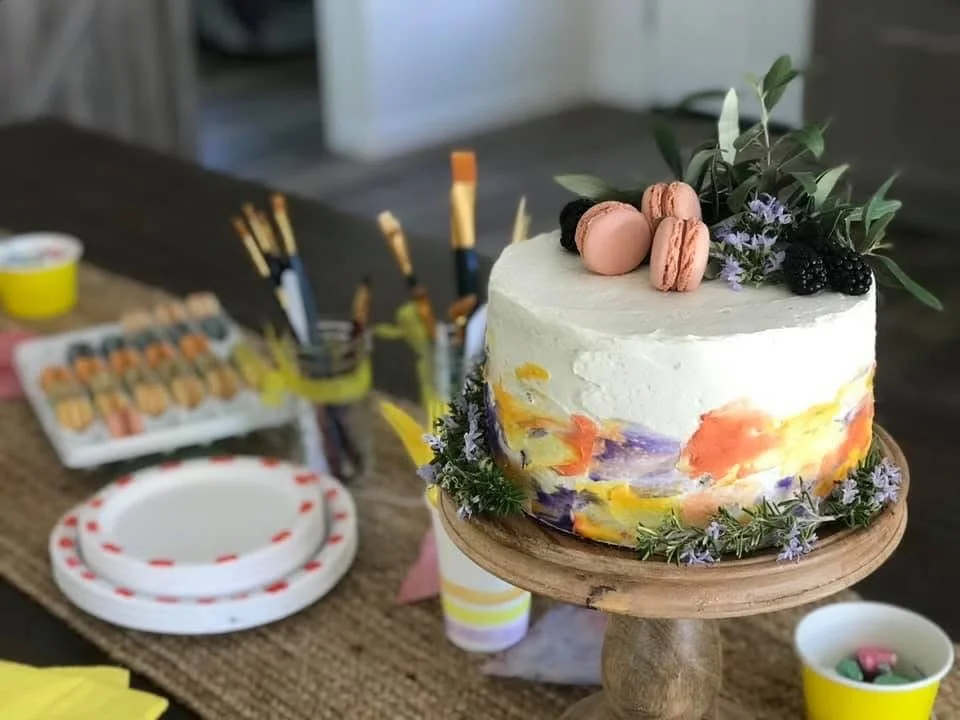 Watercolor Cake Decorating Class